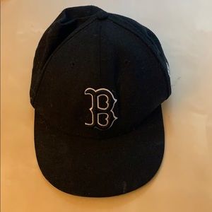 Boston Red Sox Black and White Cap
